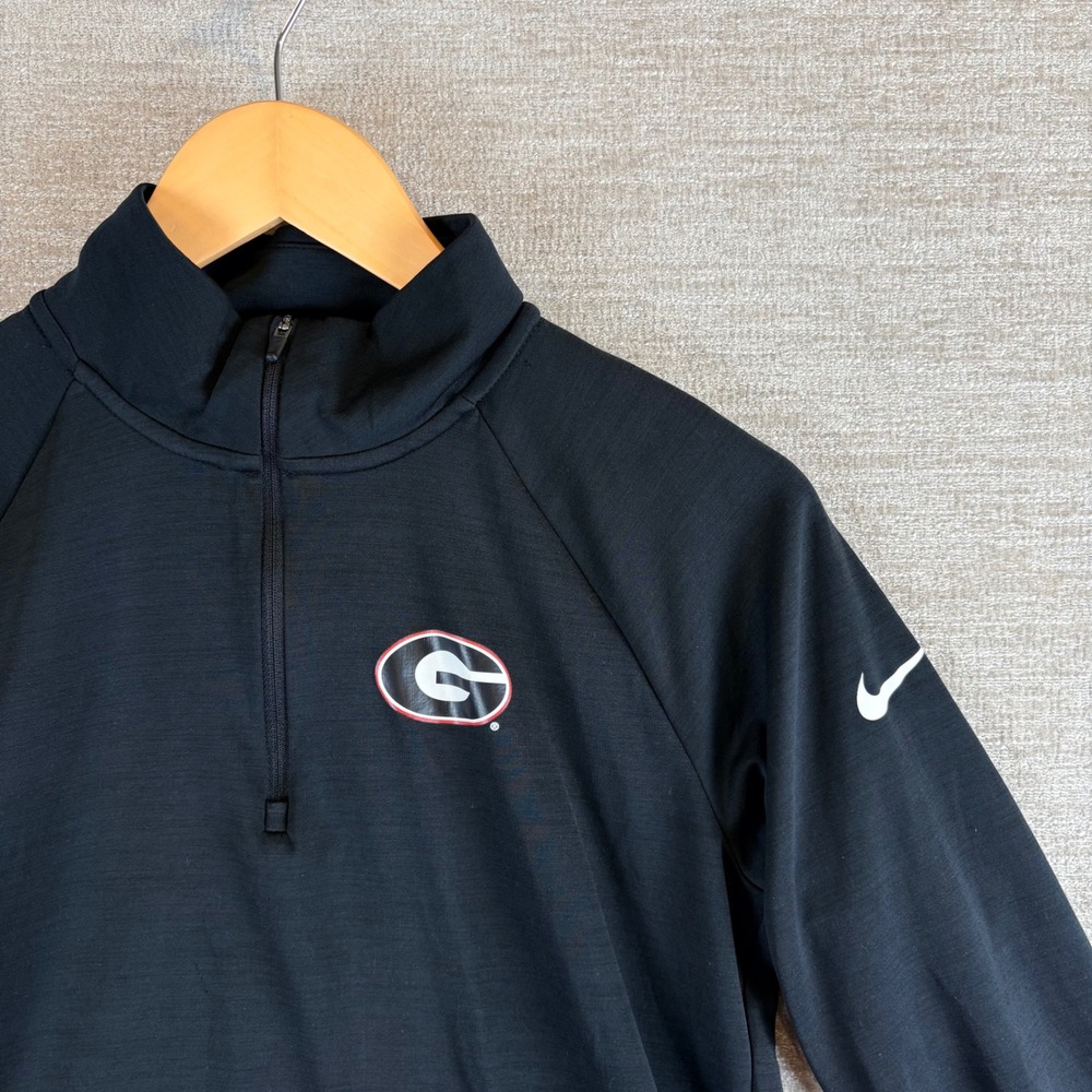 Georgia Bulldogs Nike Pacer Half-Zip Women S Black NCAA Football SEC UGA Dawgs